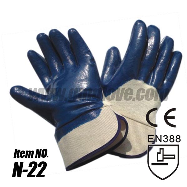 Cotton Nitrile Coated Safety Gloves