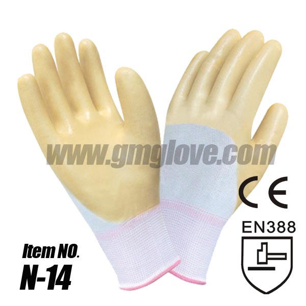 13G Nitrile Rubber Coated Gloves