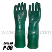 Long PVC Dipped Chemical Protective Gloves, Palm Non-slip