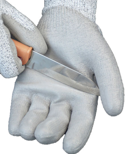 Cut resistant work gloves